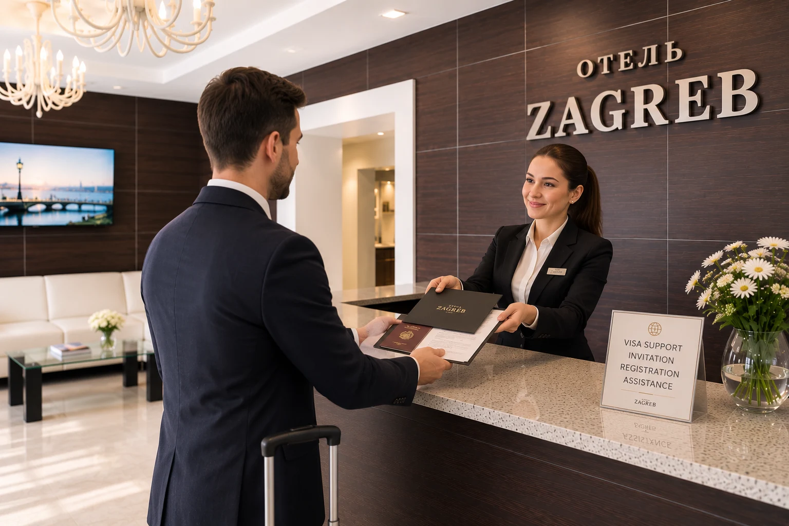 Визовая поддержка гостей отеля Zagreb в Саратове